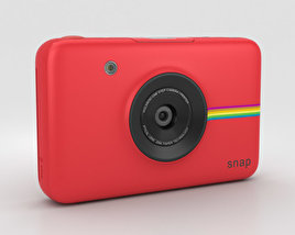 Polaroid Snap Instant Câmera digital Red Modelo 3d