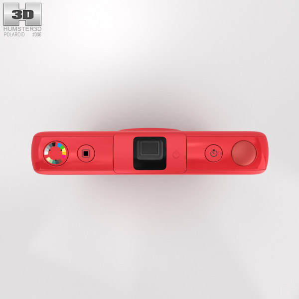 Polaroid Snap Instant Digital Camera Red 3D model - Download Electronics on