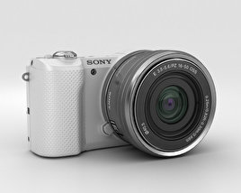 Sony Alpha A5000 White 3D model