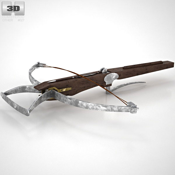 crossbow pencil xbow compound bow, 3D models download