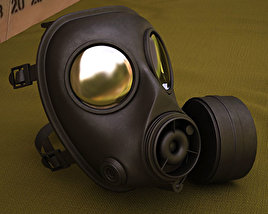 Masque à gaz SWAT Modèle 3D
