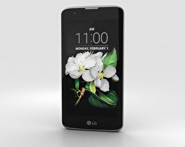 LG K7 黑色的 3D模型