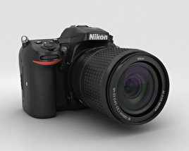 Nikon D7200 3D model