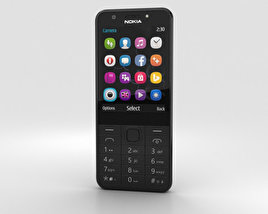 Nokia 230 Dual SIM Schwarz 3D-Modell