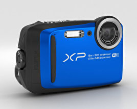 Fujifilm FinePix XP90 Blue Modello 3D