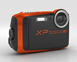 Fujifilm FinePix XP90 Orange Modello 3D