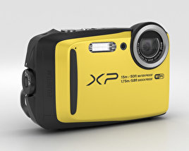 Fujifilm FinePix XP90 Yellow 3D 모델 