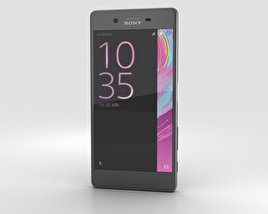 Sony Xperia X Graphite Black 3D-Modell