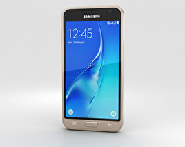 Samsung Galaxy J3 (2016) Gold 3D model
