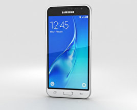 Samsung Galaxy J3 (2016) 白色的 3D模型