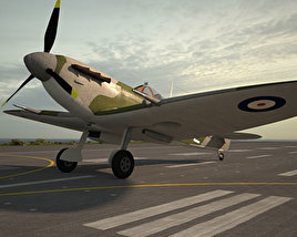 Supermarine Spitfire Modelo 3d