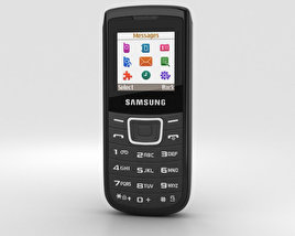 Samsung E1100 黑色的 3D模型