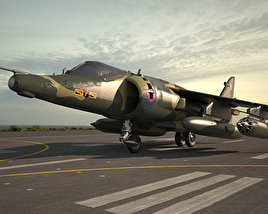 Hawker Siddeley Harrier 3D модель