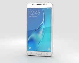 Samsung Galaxy J5 (2016) Bianco Modello 3D