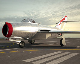 МиГ-15 3D модель