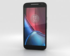 Motorola Moto G4 黑色的 3D模型