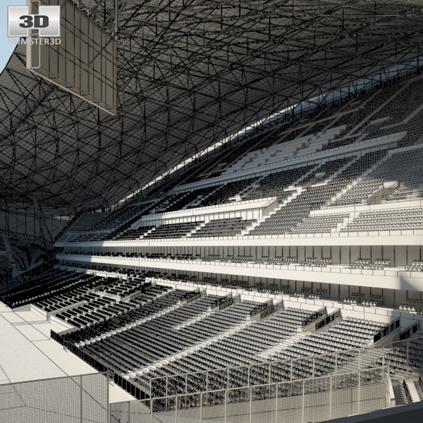 stade velodrome marseille Modèle 3D in Stade 3DExport