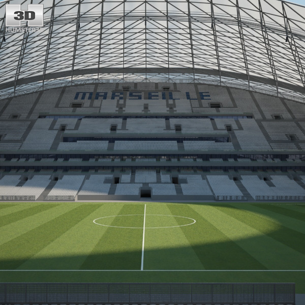 Stade Velodrome Marseille 3D Model $199 - .c4d .fbx .lwo .max .obj - Free3D