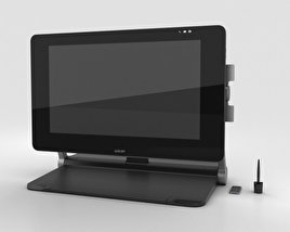 Wacom Cintiq 27QHD Touch グラフィックタブレット 3Dモデル