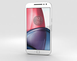 Motorola Moto G4 Plus Bianco Modello 3D