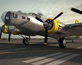 Boeing B-17 Flying Fortress Modèle 3D