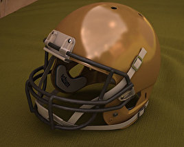 Футбольный шлем 3D модель