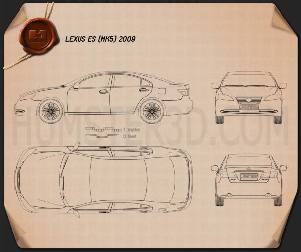 Lexus ES 2009 Plano