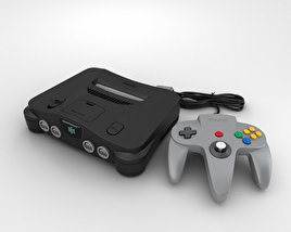 Nintendo 64 3D model