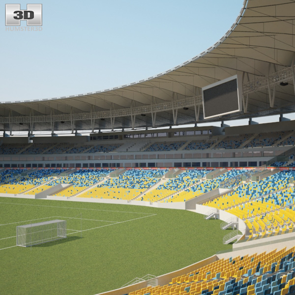 Terrain de football du stade olympique national de Tokyo modèle 3D $199 -  .3ds .blend .c4d .fbx .ma .obj .max - Free3D