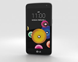 LG K4 Blanc Modèle 3D