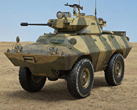 V-150 Commando Armored Car Modèle 3D