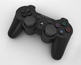 Sony PlayStation 3 게임 컨트롤러 3D 모델 