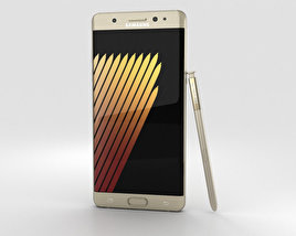 Samsung Galaxy Note 7 Gold Platinum Modèle 3D