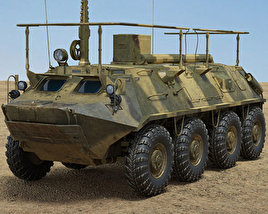 BTR-60PU 3D model