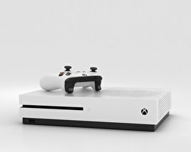 Microsoft Xbox One S 3D-Modell