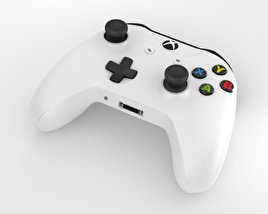 Microsoft Xbox One S 게임 컨트롤러 3D 모델 