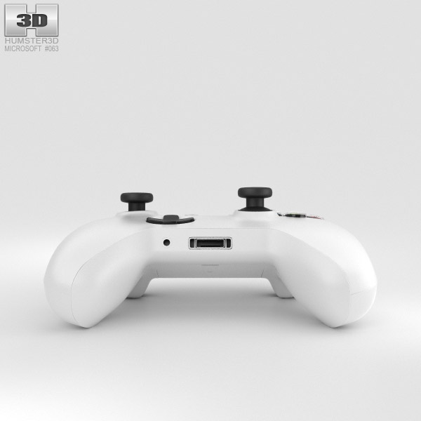 Microsoft Xbox One S Controller 3D model - Download Electronics on