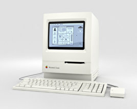 Apple Macintosh Classic Modèle 3D