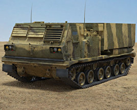 M270 MLRS Modello 3D