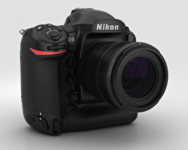 Nikon D5 Modelo 3d