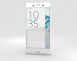 Sony Xperia X Compact 白色的 3D模型