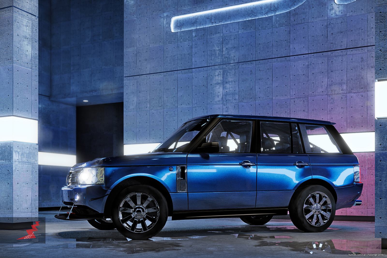 Land Rover - Range Rover Supercharged 2008 3d art