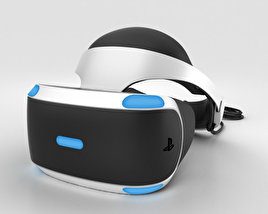 Sony PlayStation VR 3D-Modell