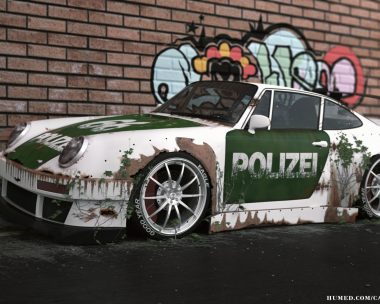 Old police Porsche 993 tuning