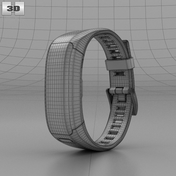 Garmin Vivosmart HR Black 3D model - Download Electronics on