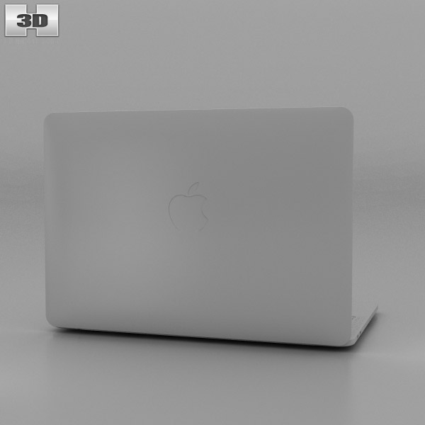 Apple MacBook Pro 13 inch (2016) Silver 3D model - Download