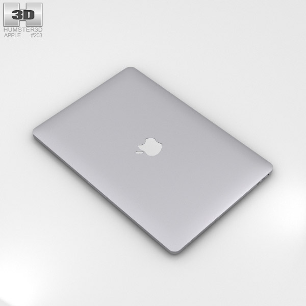 Apple MacBook Pro 15 inch (2016) Space Gray 3D model download