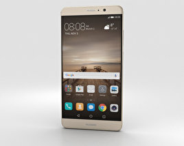 Huawei Mate 9 Champagne Gold 3D-Modell