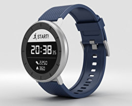 Huawei Fit Silver with Blue Band 3D model