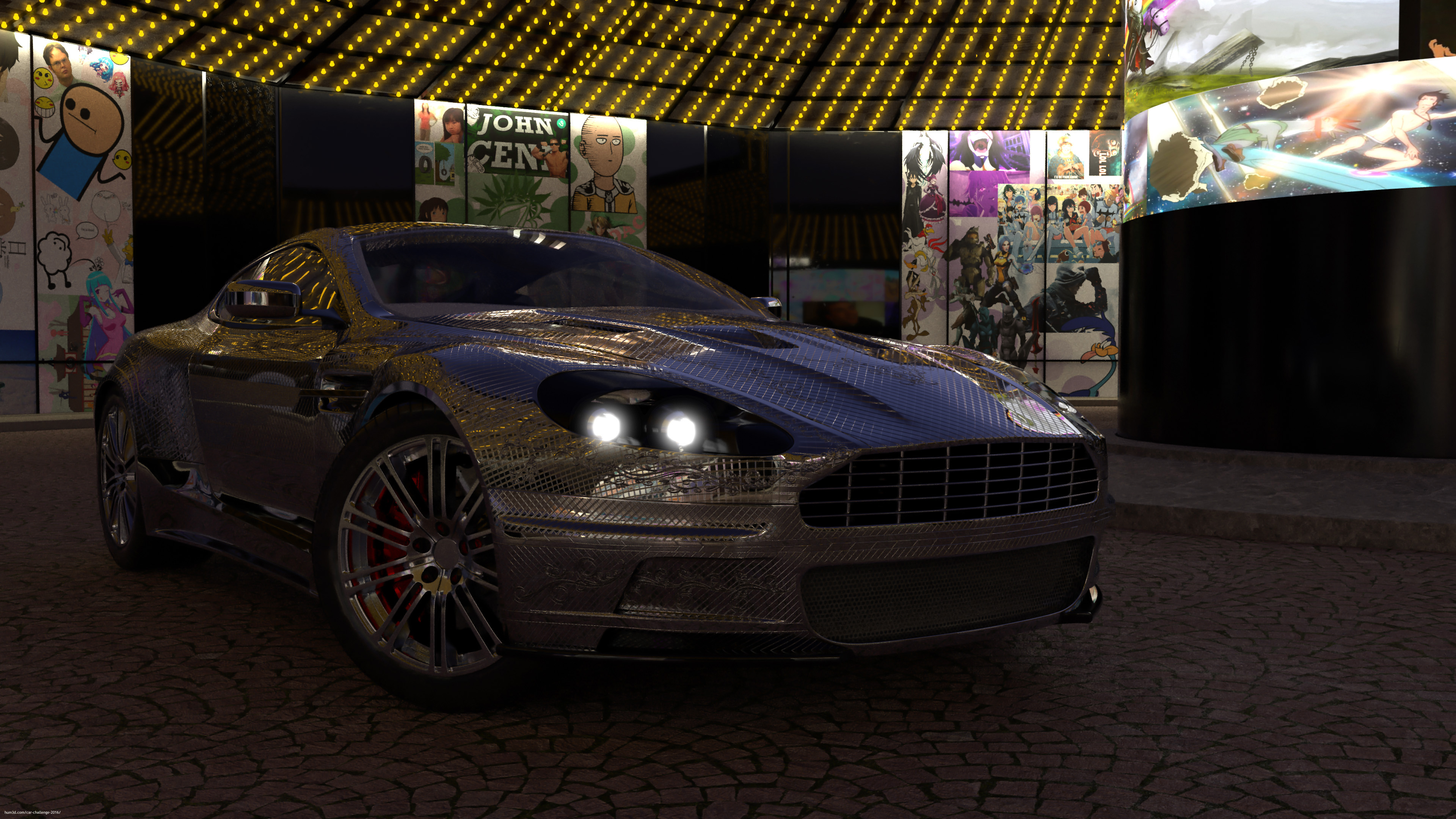 Aston Martin @ meme Central 3d art